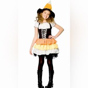 Enchanted Costume by Leg Avenue- Kandy Korn Witch- Size LG child (10-12)